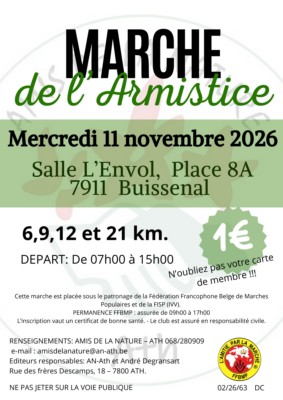 Marche de l'Armistice - Buissenal